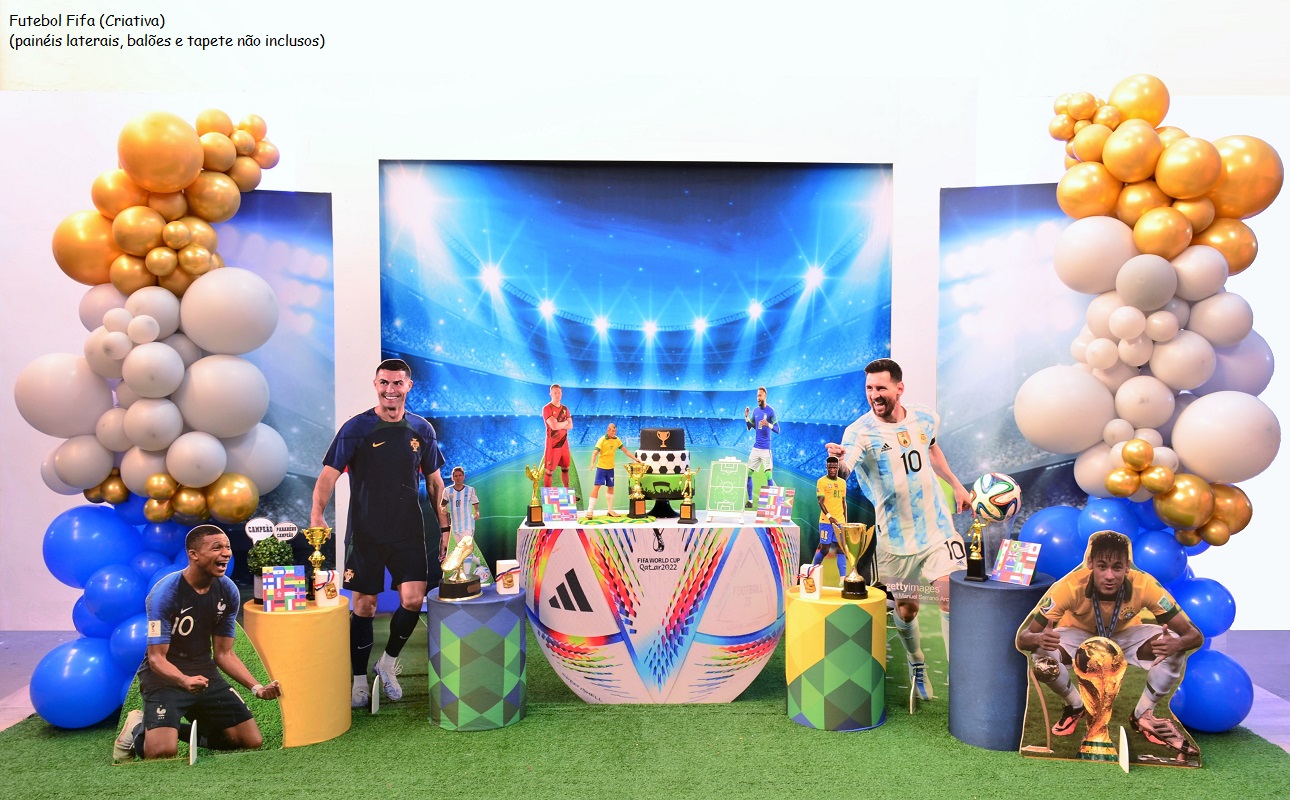 Futebol Brasil – Arte Alegria, Decoração para Festa Infantil, Decorações  para Festas Infantis